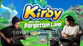 KIRBY AND THE FORGOTTEN LAND - Downtown Grassland | Guitar & Drum Cover