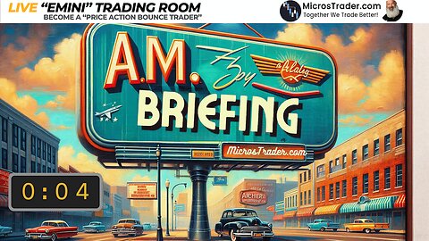 AM Briefing Thu 08/08 | Preparing ES & NQ Traders For Emini Micros Futures Trading Room