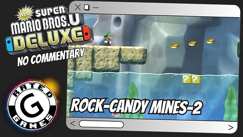 Rock-Candy Mines-2 - Porcupuffer Falls ALL Star Coins - New Super Mario Bros U Deluxe