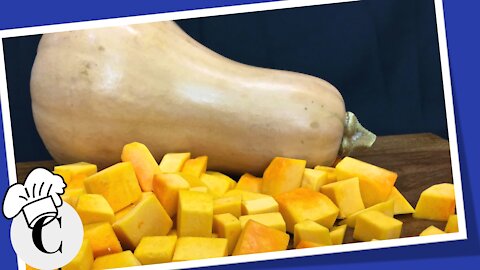 How to Peel and Cut a Butternut Squash! The Easiest Method!