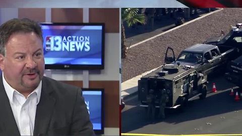 Randy Sutton comments on officer shot during suspicious vehicle stop in Las Vegas