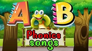 Phonics Song for Toddlers - A for Apple - Phonics Sounds of Alphabet A to Z - ABC Phonic Song