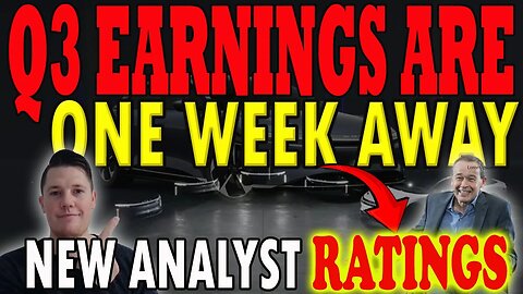 Lucid Q3 Earnings ONE WEEK Away │ NEW Lucid Analyst Rating ⚠️ Lucid Investors Must Watch