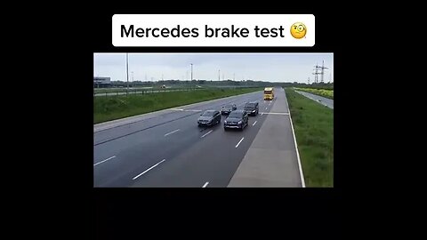 Mercedes truck brake test