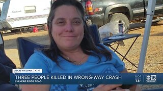 Three people killed in wrong-way crash on I-10