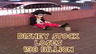 Fake News Pedo Death Cult Disney takes huge stock market loss of 198 Billion