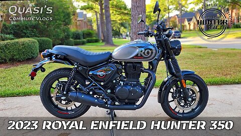 VLOG: 2023 Royal Enfield Hunter 350 // First Work Commute & Highway Manners