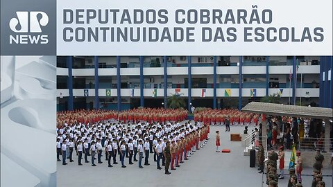 Comissão de Educação ouve Camilo Santana sobre continuidade das escolas cívico-militares