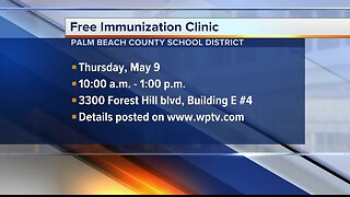 Palm Beach County School District holding free immunization clinic Thursday