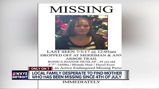 Local family desperate to find mother who has been missing since early July