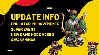 UPDATE - Events, Awakenings & Mechanics Improvements. Club Wisdom 8