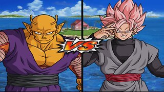 Orange Piccolo VS SSJ Rose Goku Black - DBZ Budokai Tenkaichi 4