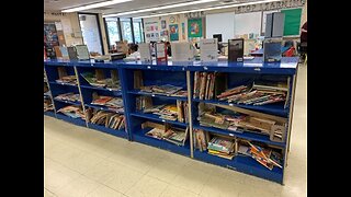 Volunteers spend the summer fixing up, organizing libraries for the school year