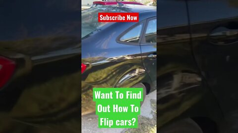 Flipping Cars For Profit