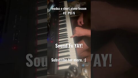 Easy piano lesson #2 Pt 1/6 #pianotutorial #pianolessons #fun
