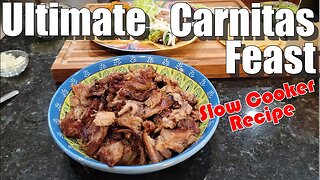 Slow Cooker Carnitas is Amazing and Easy to Make | 4K