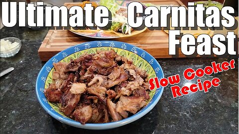 Slow Cooker Carnitas is Amazing and Easy to Make | 4K