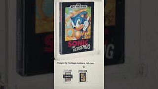 Most Expensive Sonic Game Ever, Sealed Sonic Game For Sega Genesis. Mortgage Your House Now