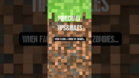 Minecraft Tips and Rules | EP 28 | #minecraft #shortvideo #facts #shorts