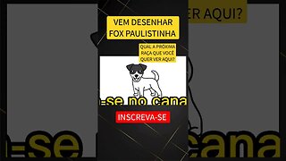 COMO DESENHAR FOX PAULISTINHA FÁCIL #desenho #shorts #desenhofacil #desenholivre