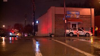 Vehicle crashes into building on West 65th Street