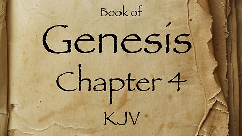 KJV, Bible, Genesis, Chapter 4