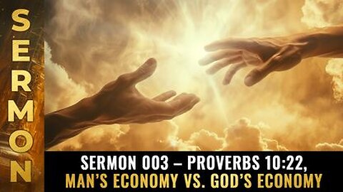 Mike Adams sermon 003 – Proverbs 10:22, Man’s economy vs. God’s economy