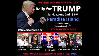 Long Island patriot groups head to Staten Island to support President Trump #UCNYNEWS