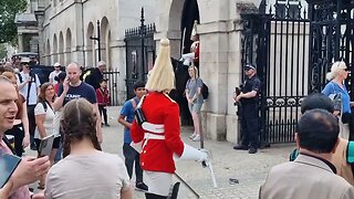 Tourist in total confusion we're did you come from 😆 🤣 😂 😹 #horseguardsparade