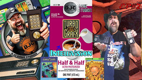 HALF & HALF - Intellivision/Turbografx16 - LIVE Retro Gaming with DJC