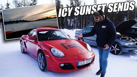 Me vs Stig Blomqvist in Porsche on Ice, Raw Onboards
