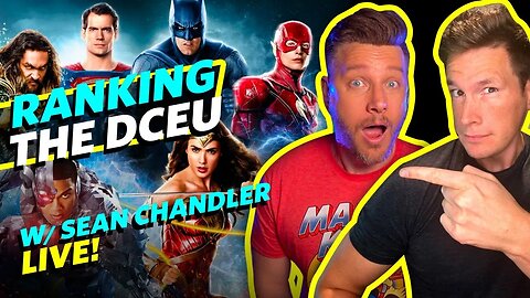 Ranking the DCEU Movies + Blue Beetle Predictions With @SeanChandlerTalksAbout - LIVE