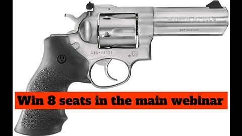 RUGER GP100 357 MAG 4.2″ 6-RD REVOLVER MINI #1 FOR 8 SEATS IN THE MAIN WEBINAR