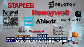 More companies helping employees handle stress of student loan debt