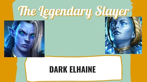 Raid Shadow Legends: Dark Elhaine the Legendary Slayer