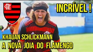 INCRÍVEL! KHAUAN SCHLICKMANN VOLANTE TÉCNICO | A NOVA JOIA DA BASE DO FLAMENGO - É TRETA!!!