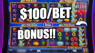$100/BETS!! POWER 4 IS POWERFUL!! 2 HAND PAY JACKPOTS