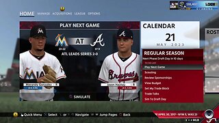 Braves Dynasty S:6 2023 G:46 VS Miami (36-9)