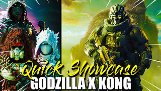 QUICK SHOWCASE of Godzilla x King Kong "The New Empire" Tracer Bundle in Modern Warfare 3 & Warzone