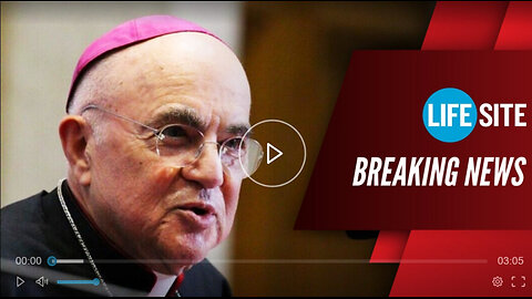 Archbishop Viganò Accuses Pope Francis of Supporting "Davos Elites" & "New World Order"