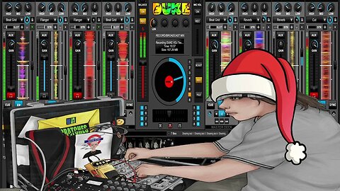 XMAS VDJ 8 DECK JAMS - PT3 DUKE With RAVEDUMP.COM/DUKE - TECHNO GROOVES UK DANCE MUSIC - VIRTUAL DJ