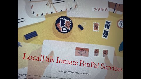 Local pals inmate pen pal start up