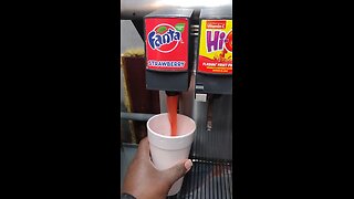 Strawberry Fanta #drinks #fanta #strawberry