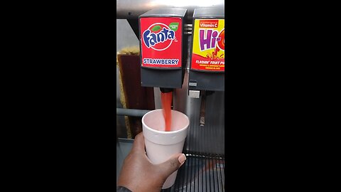 Strawberry Fanta #drinks #fanta #strawberry