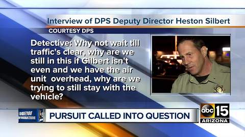 Authorities release interview after deadly DPS pursuit