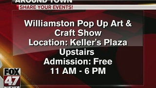 Around Town: Pop Up Art and Craft Show