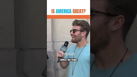 Asking People If They Think America Is Great?