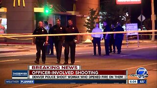 Woman wounded in shootout with Denver police officers at Colfax and Perry