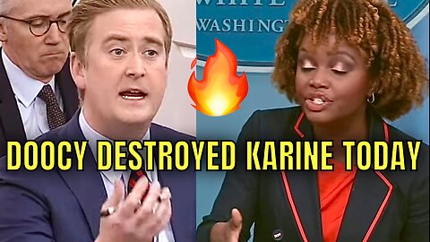 Peter Doocy CALLS OUT Karine Jean-Pierre for El Paso Border Rush Scene in Viral Video!