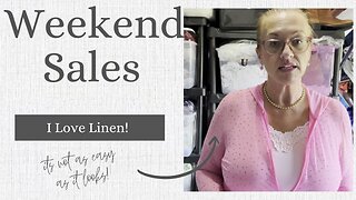 Weekend Sales: I Love Linen!